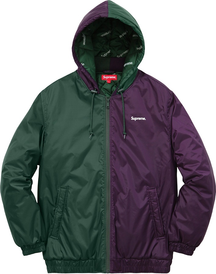2-Tone Hooded Sideline Jacket view 6